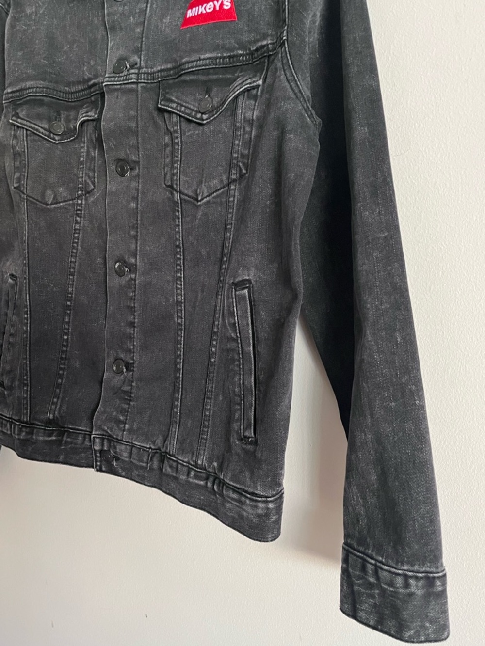 Mikey’s Regular Fit Denim Trucker Jacket - M - Picture 5 of 8